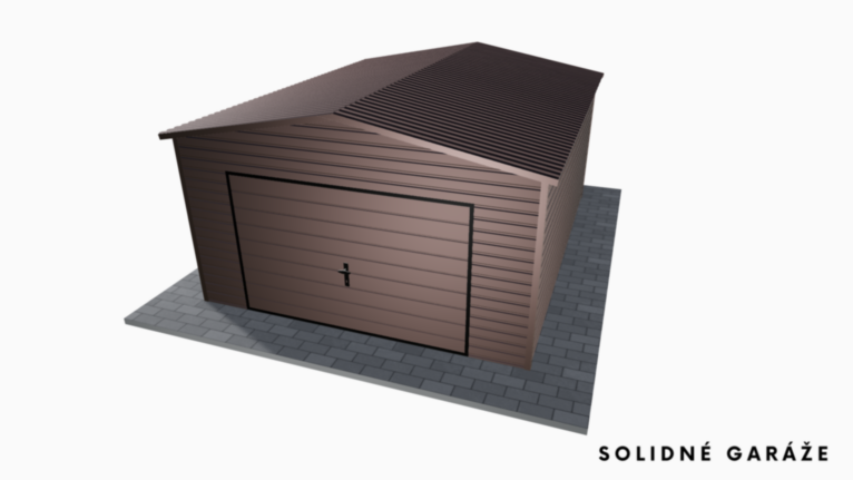 Garáž Premium BTX 4x5 m – so sedlovou strechou