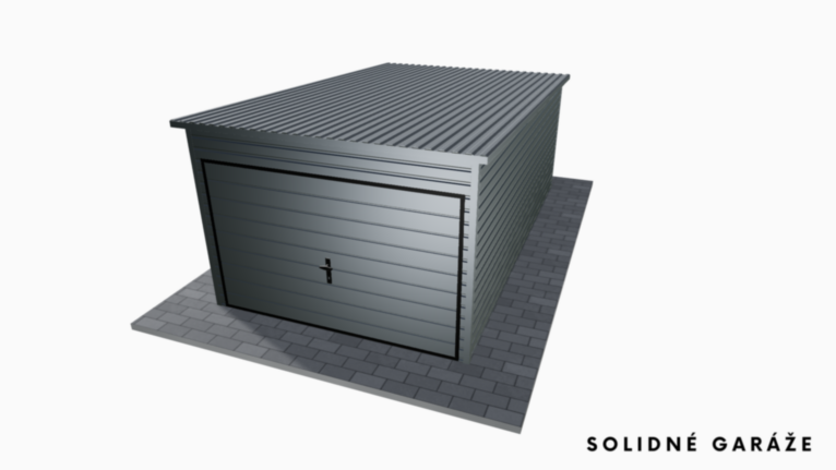 Garáž Premium RAL 3x5 m – so spádom dozadu