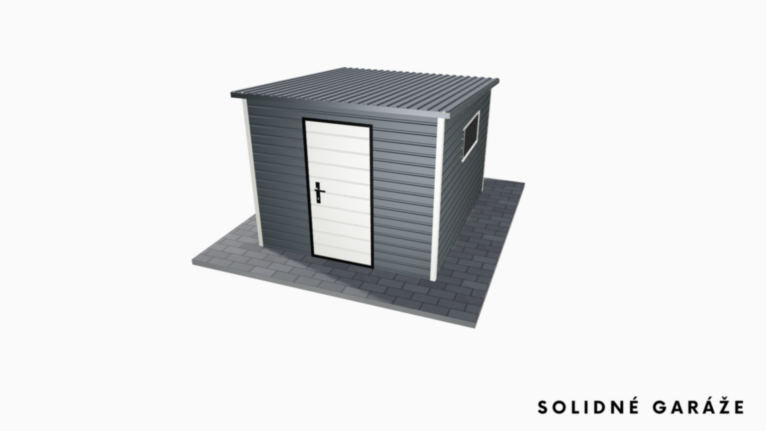 Záhradný domček PREMIUM BTX 2.5x3 m so spádom dozadu