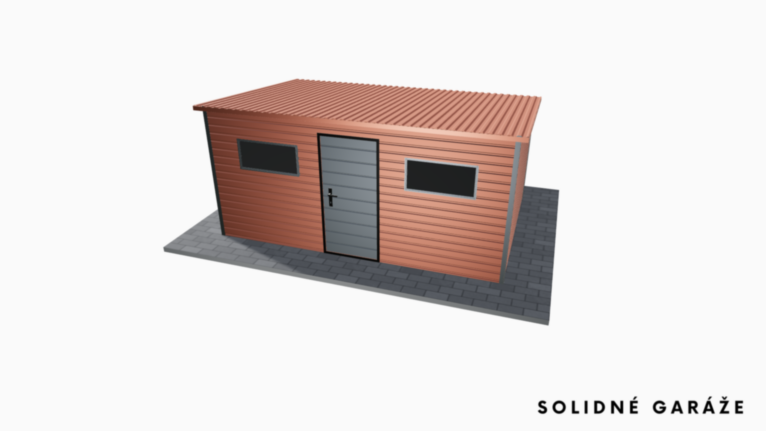 Záhradný domček PREMIUM BTX 4.5x3 m so spádom dozadu