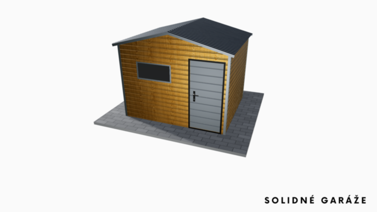 Záhradný domček PREMIUM Imitácia dreva 3x2.5 m sedlovou strechou