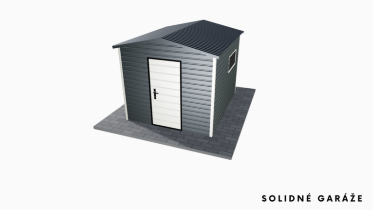 Záhradný domček PREMIUM RAL 2.5x3 m sedlovou strechou