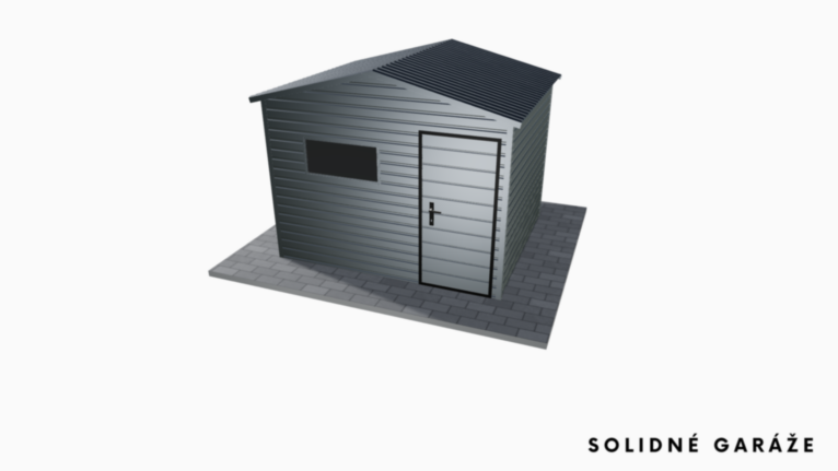 Záhradný domček PREMIUM RAL 3x2.5 m sedlovou strechou