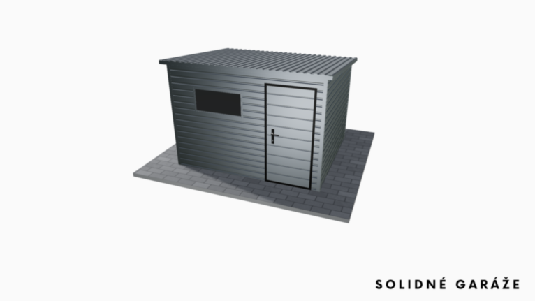 Záhradný domček PREMIUM RAL 3x2.5 m so spádom dozadu
